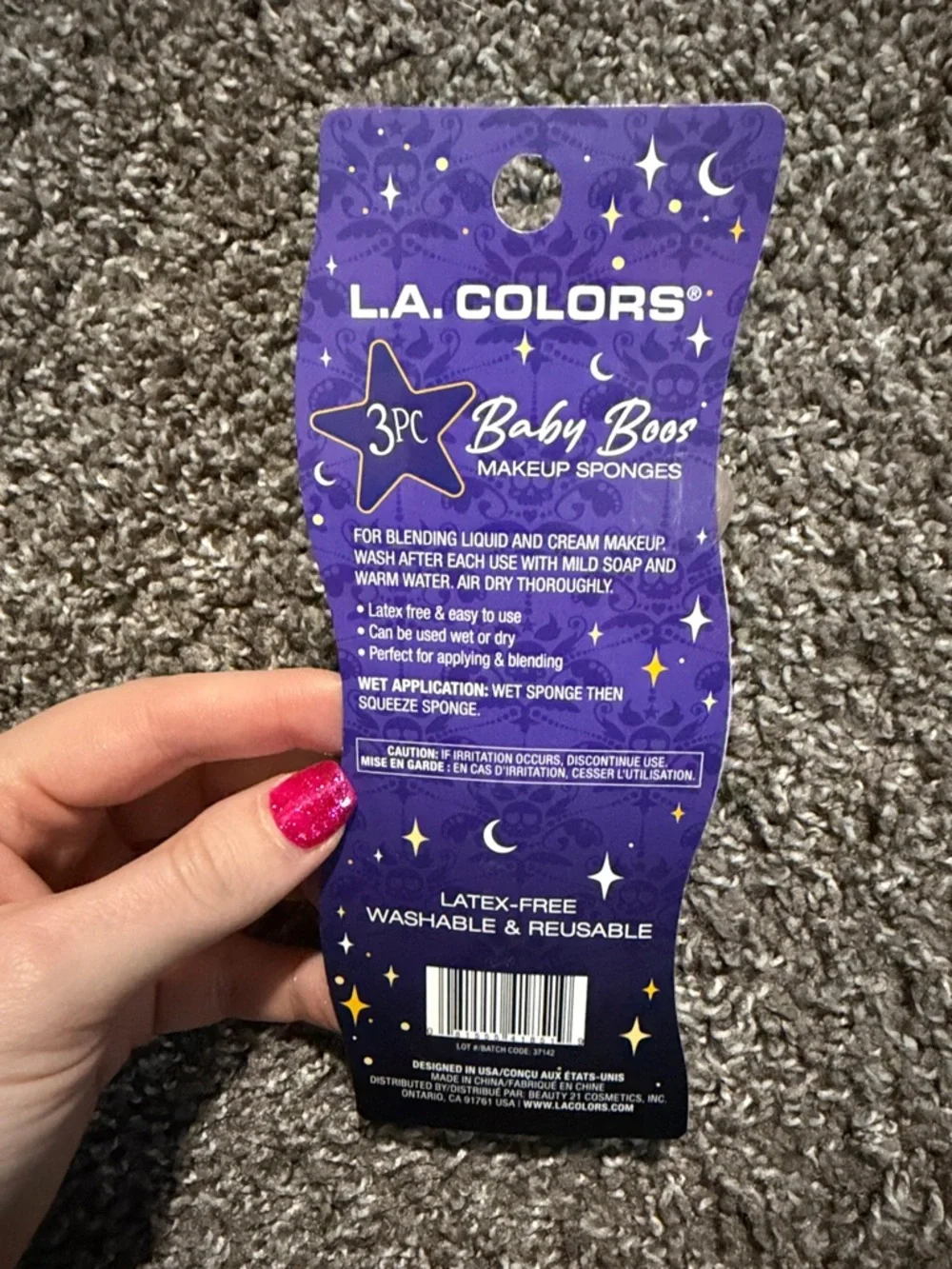 L.A. COLORS x Beautifully Bewitched Baby Boos Ghost Makeup Sponges White (3pc)